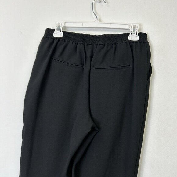 Anthropologie Essential Pull On Trouser Pants Women’s Size Small Black Ankle - Picture 8 of 10